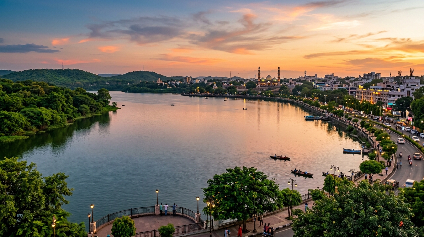 Upper Lake Bada Talaab in Bhopal