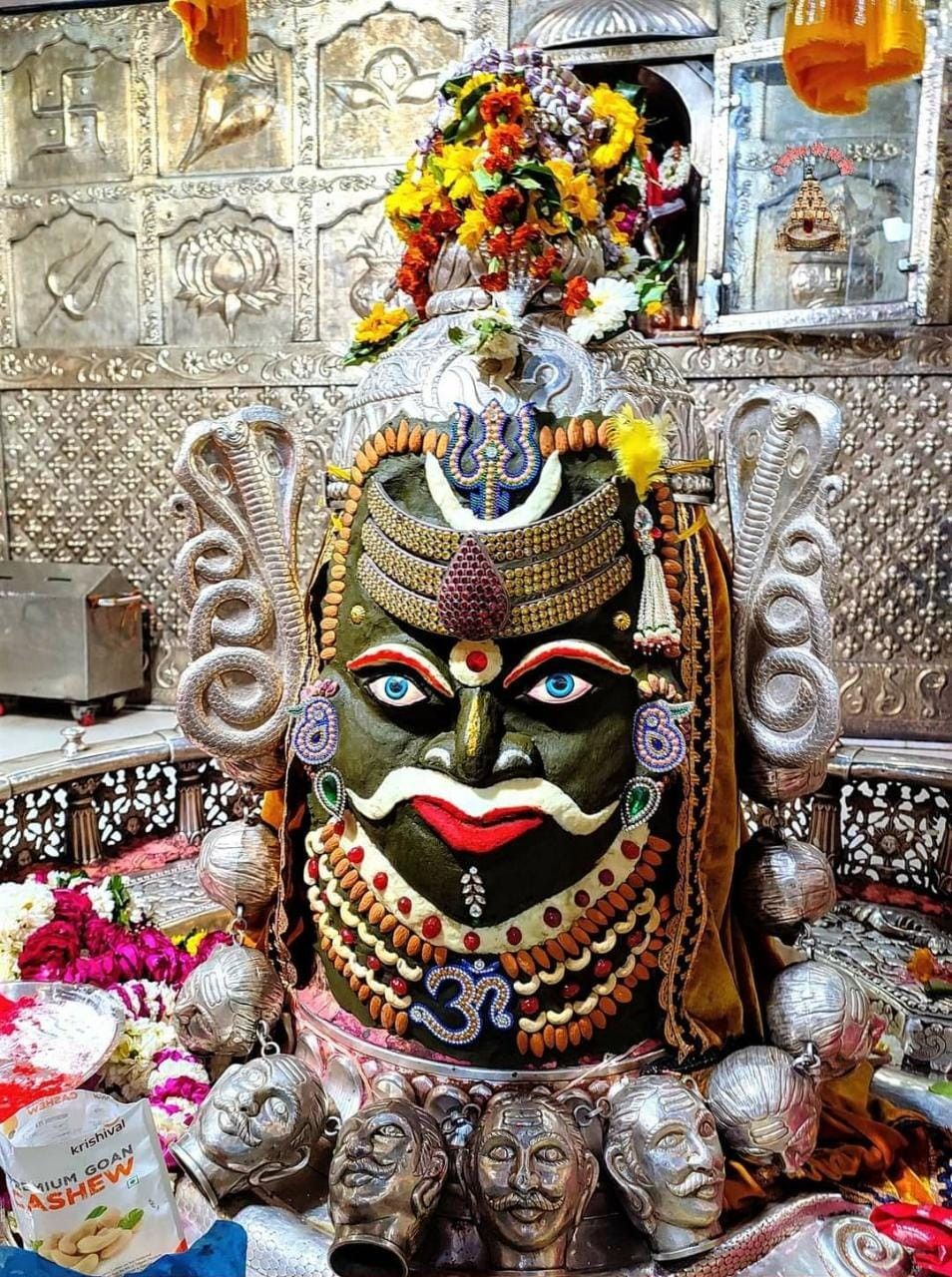 Sacred Mahakaleshwar Jyotirlinga Shivling in Ujjain